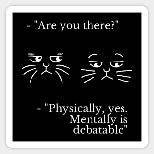 Feline Dialogues 5 Sticker